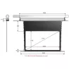SCREEN RESEARCH ECRAN MOTORISE IN-CEILING