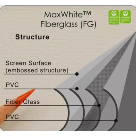 Ecran de projection électrique tensionné Elite Screens SAKER TAB TENSION
