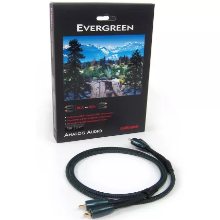 CABLE RCA STEREO AUDIOQUEST EVERGREEN
