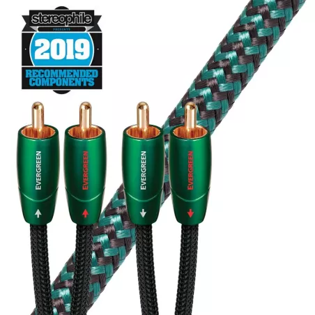 CABLE RCA STEREO AUDIOQUEST EVERGREEN