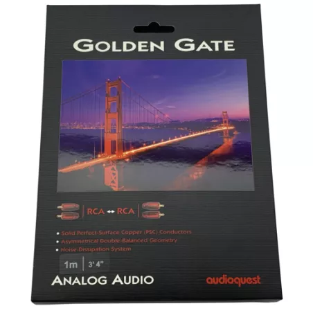 CABLE RCA STEREO AUDIOQUEST GOLDEN GATE
