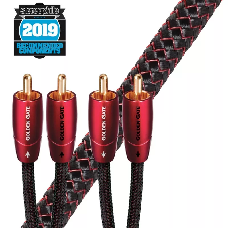 CABLE RCA STEREO AUDIOQUEST GOLDEN GATE