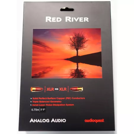 CABLE XLR STEREO AUDIOQUEST RED RIVER