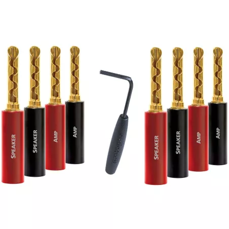 FICHES BANANES AUDIOQUEST SUREGRIP 100