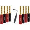 FICHES BANANES AUDIOQUEST SUREGRIP 100
