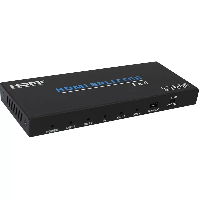 Splitter HDMI 1x4 avec support 4K HDR-B14
