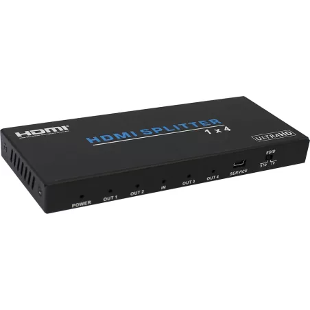 Splitter HDMI 1x4 avec support 4K HDR-B14
