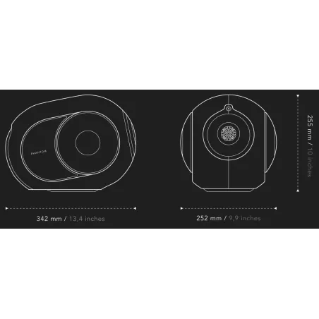 Enceinte connectée DEVIALET PHANTOM I 103DB WiFi, Bluetooth, AirPlay 2, streaming