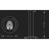 Pied DEVIALET TREE pour enceinte PHANTOM I