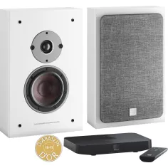 Enceintes sans fil hi-fi DALI OBERON ON-WALL C + SOUND HUB COMPACT