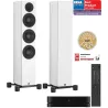 Paire d'enceintes colonne, active, sans fil System Audio Legend 40.2 Silverback Wireless