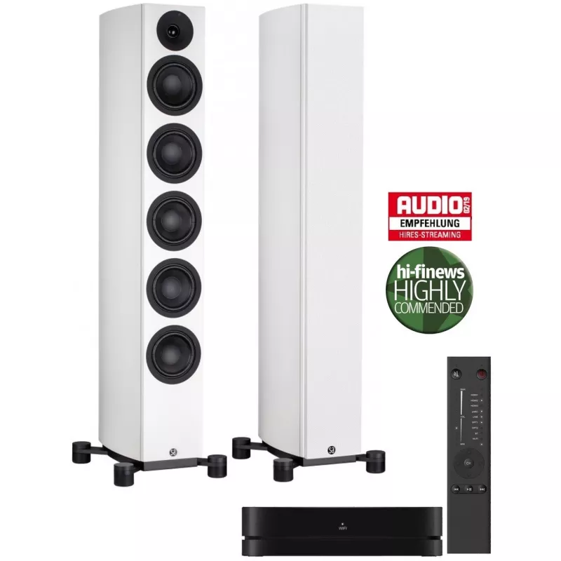 Paire d'enceintes colonne, active, sans fil System Audio Legend 60.2 Silverback Wireless