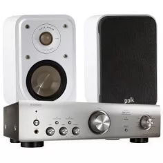 DENON PMA600NE + POLK Audio S10e