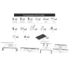 Support de barre de son universel MULTIBRACKETS KC-MB-BS2869