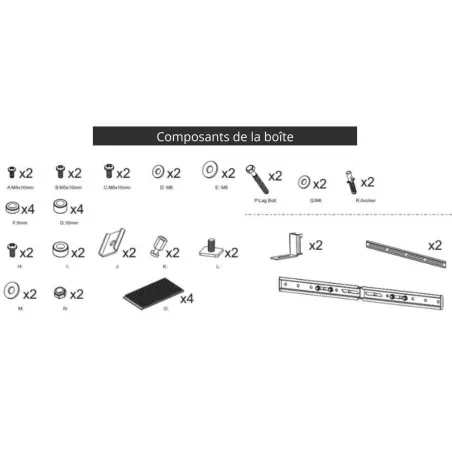 Support de barre de son universel MULTIBRACKETS KC-MB-BS7895