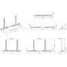 Support de barre de son universel MULTIBRACKETS KC-MB-BS7895
