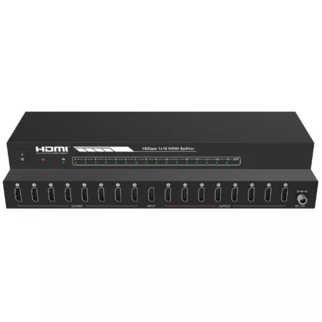 Splitter HDMI 2.0 4K HDR 1 entrée - 16 sorties