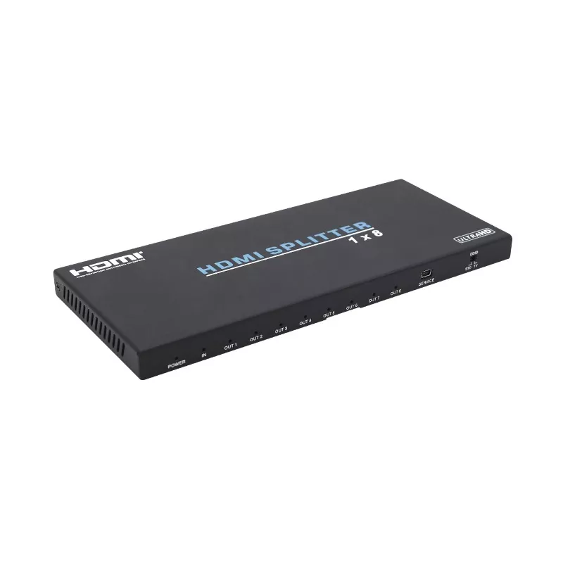 Splitter HDMI 1x8 avec support 4K HDR-B18