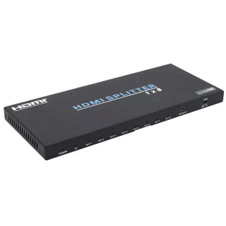 Splitter HDMI 1x8 avec support 4K HDR-B18