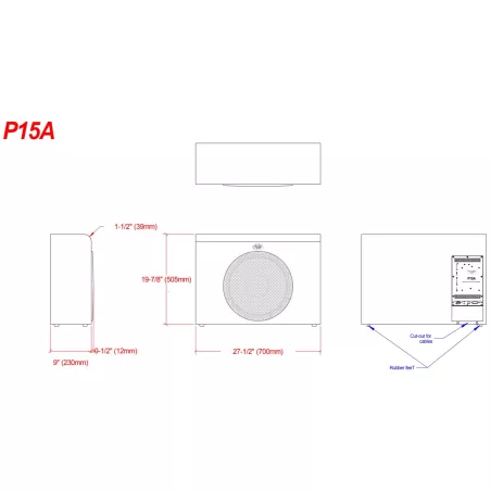 Caisson de graves Procella Audio P15-A