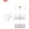 ENCEINTE CINEMA PROCELLA AUDIO P628