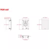 ENCEINTE CINEMA PROCELLA AUDIO P6iW Mk II