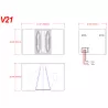 CAISSON DE GRAVES CINEMA PROCELLA AUDIO V21