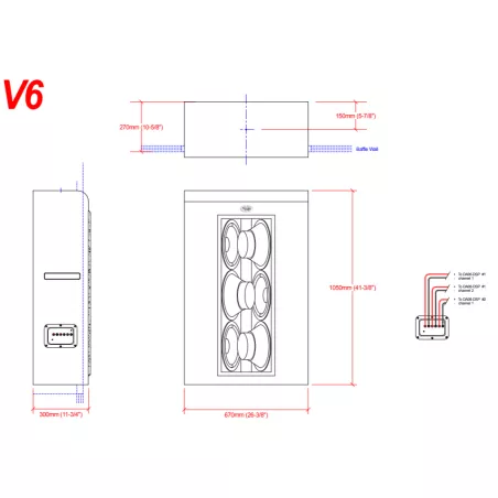 CAISSON DE GRAVES CINEMA PROCELLA AUDIO V6