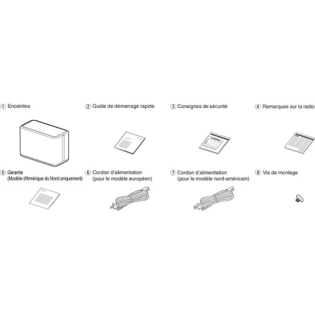 Paire d'enceintes sans fil et connectées DENON HOME 350