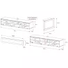 MEUBLE TV MELICONI TOPLINE NEW-YORK 160