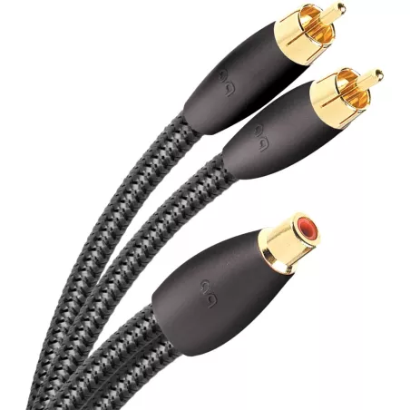 SPLITTER RCA FEMELLE / 2 RCA MÂLE AUDIOQUEST F22M-FLX-X