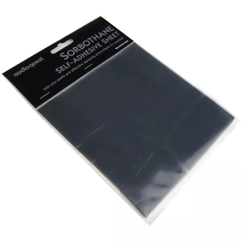 Feuille adhésive en Sorbothane AUDIOQUEST SORBOTHANE SELF-STICK