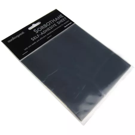 Feuille adhésive en Sorbothane AUDIOQUEST SORBOTHANE SELF-STICK