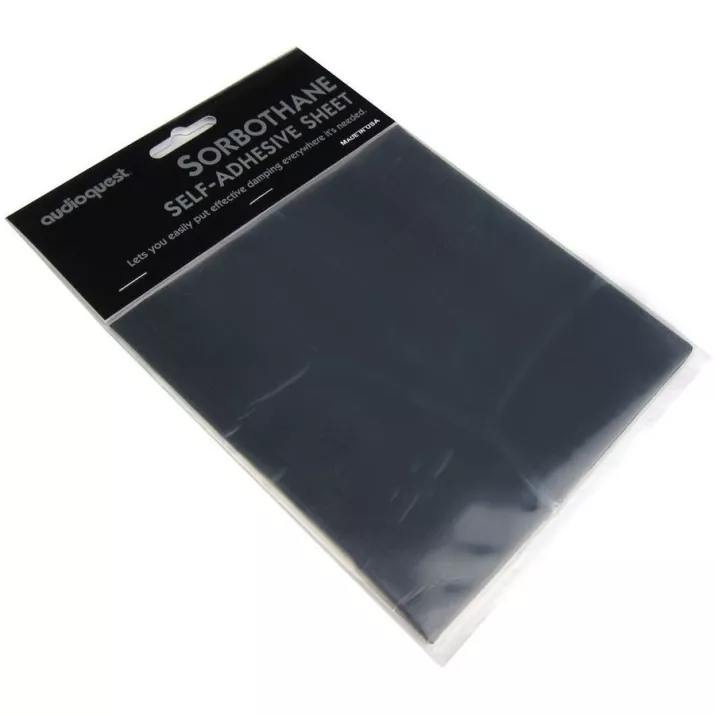Feuille adhésive en Sorbothane AUDIOQUEST SORBOTHANE SELF-STICK