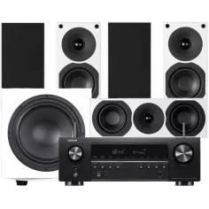 ENSEMBLE HOME CINEMA DENON AVC-S670H + SYSTEM AUDIO SAXO 1