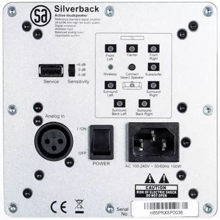 Paire d'enceintes sans fil, LEGEND 5.2 SILVERBACK WIRELESS
