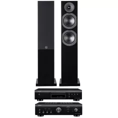 DENON PMA-600NE + DENON DCD-600NE + SYSTEM AUDIO SAXO 40