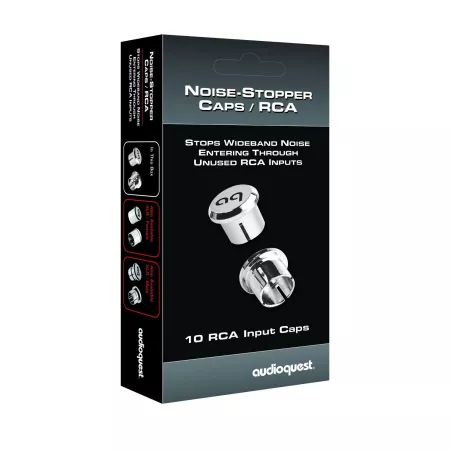 AUDIOQUEST RCA NOISE-STOPPER CAPS (LOT DE 10)