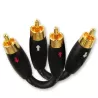 Paire de cavaliers AUDIOQUEST PRE-AMP JUMPERS