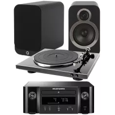 Amplificateur Marantz M-CR612 + Denon DP-300 + Q Acoustics 3020i