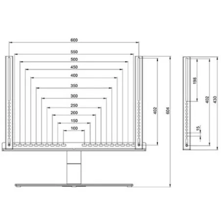 Support de table universel Multibrackets KC-MB-PS1121