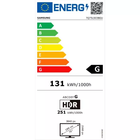 THE FRAME SAMSUNG TQ75LS03B