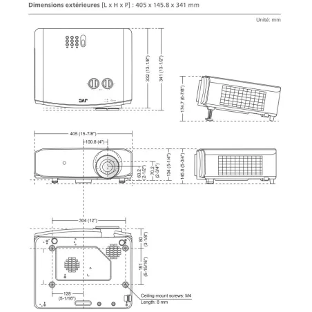 Vidéoprojecteur laser 4K JVC LX-NZ30