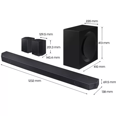 Barre de son Dolby Atmos SAMSUNG HW-Q990C