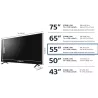 Téléviseur Dolby vision Bravia Sony KD55X75WL
