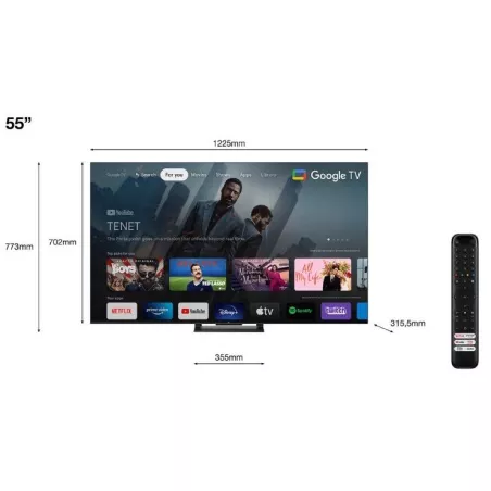 Téléviseur Full Array LED TCL 55C745