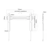 Support TV jusqu'à 100" MULTIBRACKETS KC-MB-SF5563