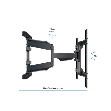 Support TV orientable double bras  jusqu'à 85" MULTIBRACKETS KC-MB-SDB631