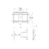 Support TV orientable double bras  jusqu'à 85" MULTIBRACKETS KC-MB-SDB631