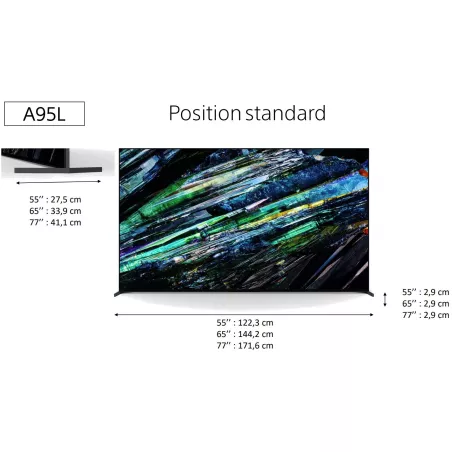 Téléviseur QD-OLED 4K 120 Hz SONY  XR-55A95L 
